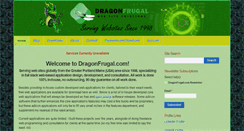 Desktop Screenshot of dragonfrugal.com